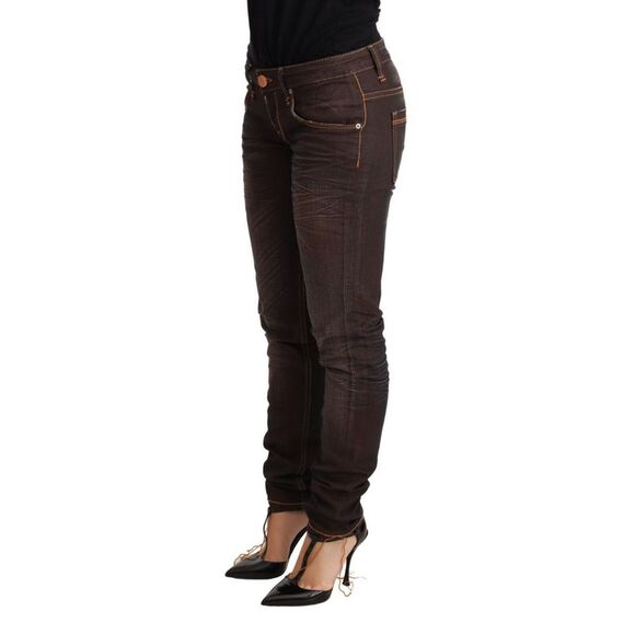 Acht Slim Fit Brown Jeans Women Brown Jeans & Pants - Picture 3 of 3